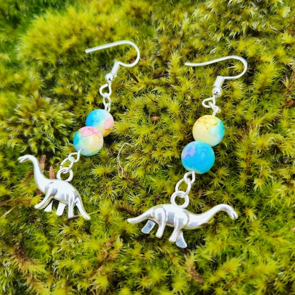 🦕 DinoMite dinosaur Brontosaurus dangles - Picture 5 of 11